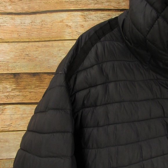 Karl Lagerfeld Black Hooded Puffer Jacket Men's XXL - Picture 8 of 16